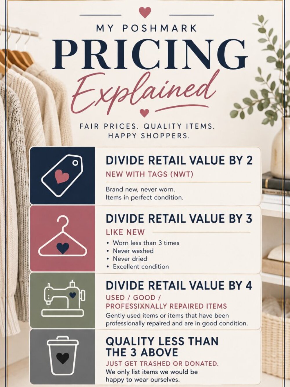 Pricing explained for luxury fibers jeans & kandi LN NWOT NWT GOOD